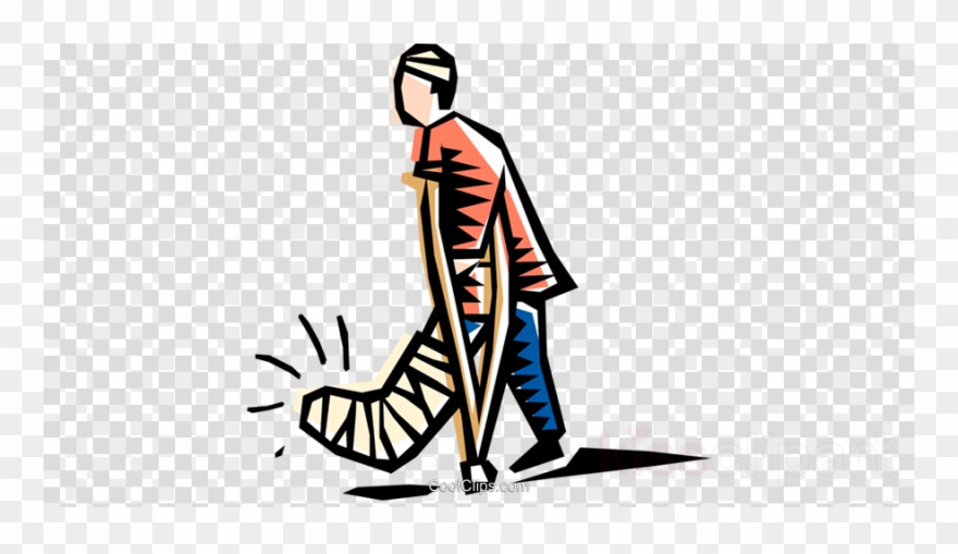 Se Casser La Jambe Clipart