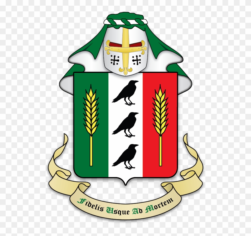 Tierced Per Pale, Vert, Argent And Gules, In Dexter Clipart