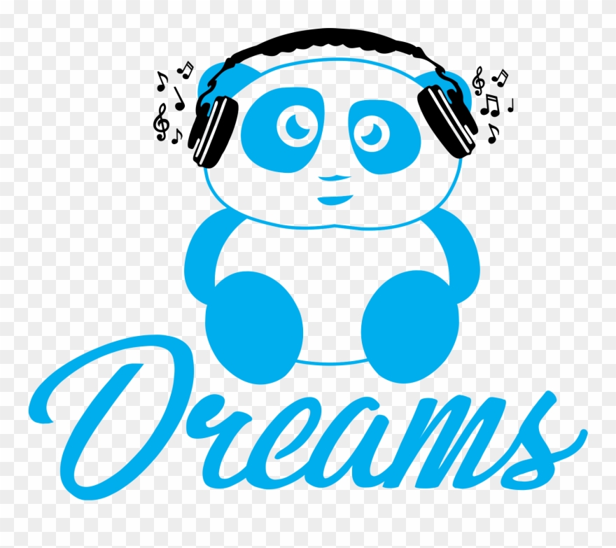 Dreams Music Launches Merchandise With Cute Panda - Music Clipart