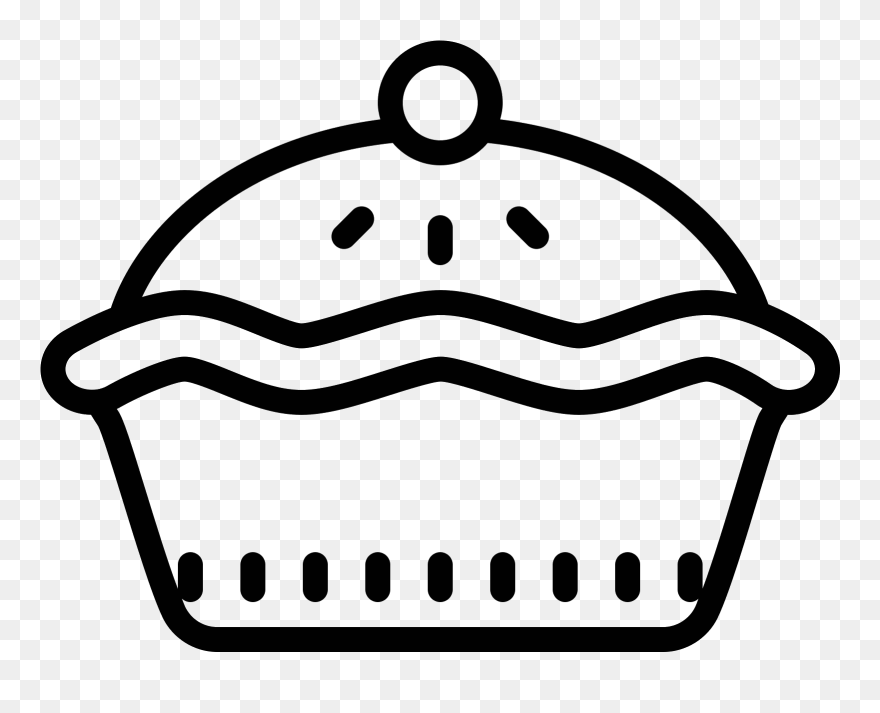 The Icon Is A Pie In The Classic Sense Of American - Pie Clipart