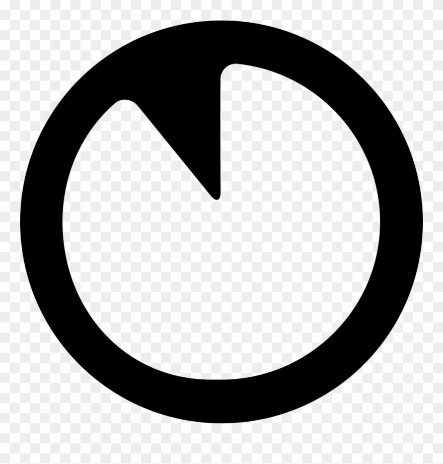 White Pie Graph Comments - Love Clipart