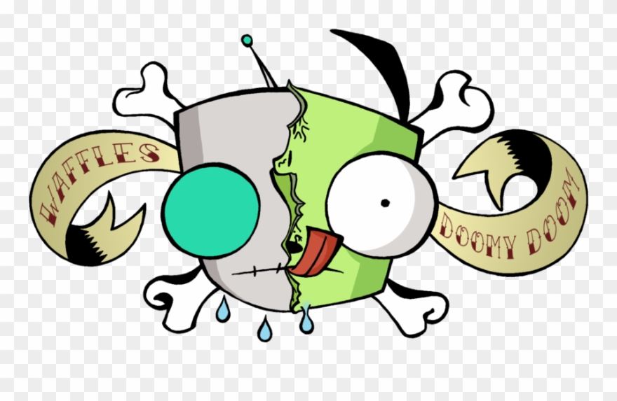 Waffles Before Doomy Doom By Gorilla-ink - Invader Zim Gir Waffles Clipart