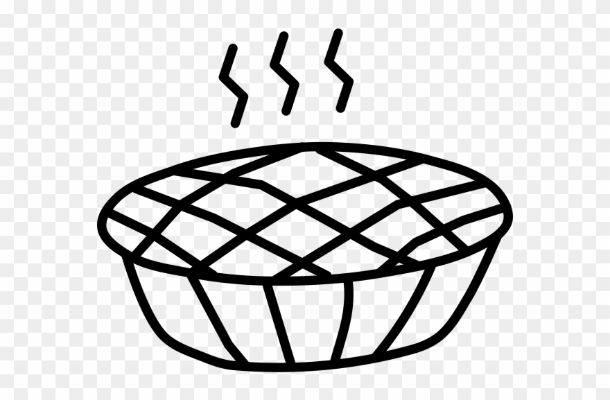 Pumpkin Pie Rubber Stamp - Pumpkin Pie Clipart