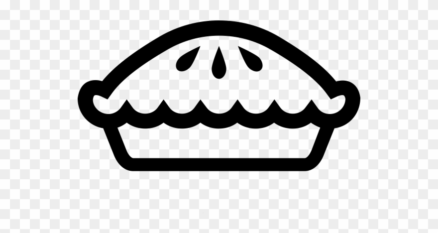 Pumpkin Pie Rubber Stamp - Pumpkin Pie Clipart