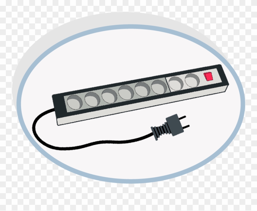 Don't Forget About Surge Protectors - Circle Clipart