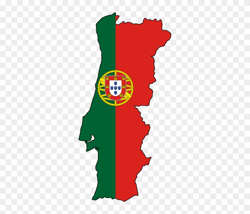 Portugal Parliament Rejects Euthanasia - Portugal Flag Country Shape Png Clipart