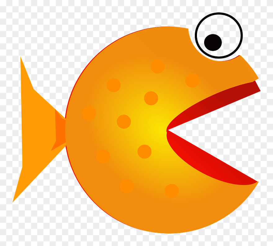Super Fish - Fish With Mouth Open Clipart - Png Download