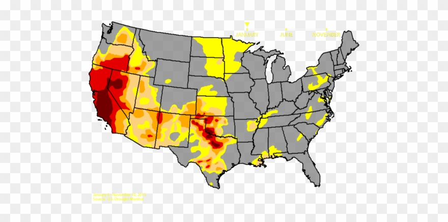 Famine Clipart California Drought - Mexican Cession Missouri Compromise - Png Download