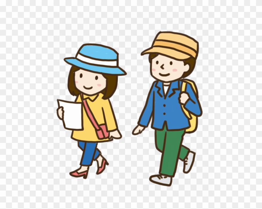 Bicycle Tour - Cartoon Clipart