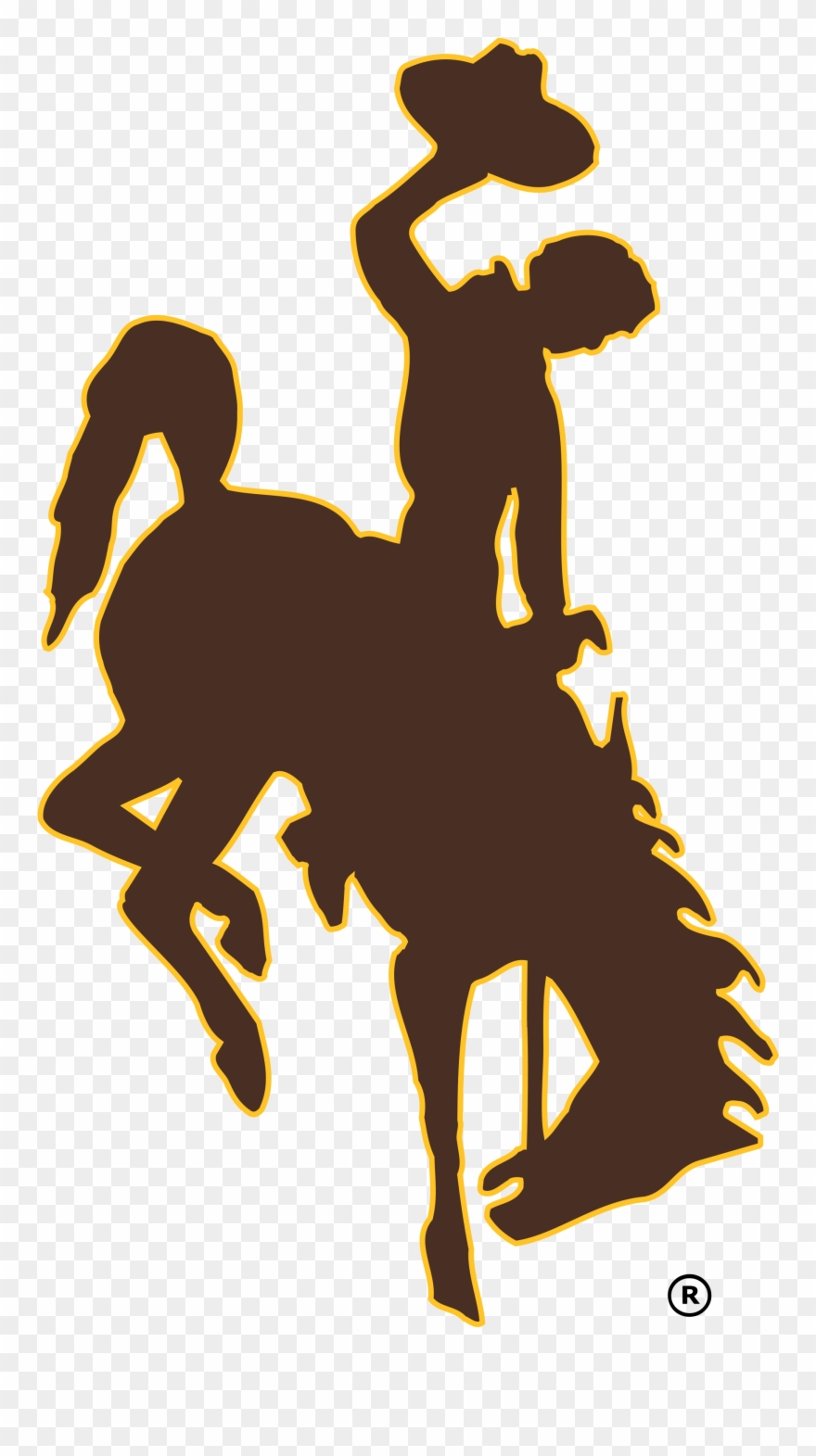 Wyoming Cowboys Football - Wyoming Cowboys Logo Clipart