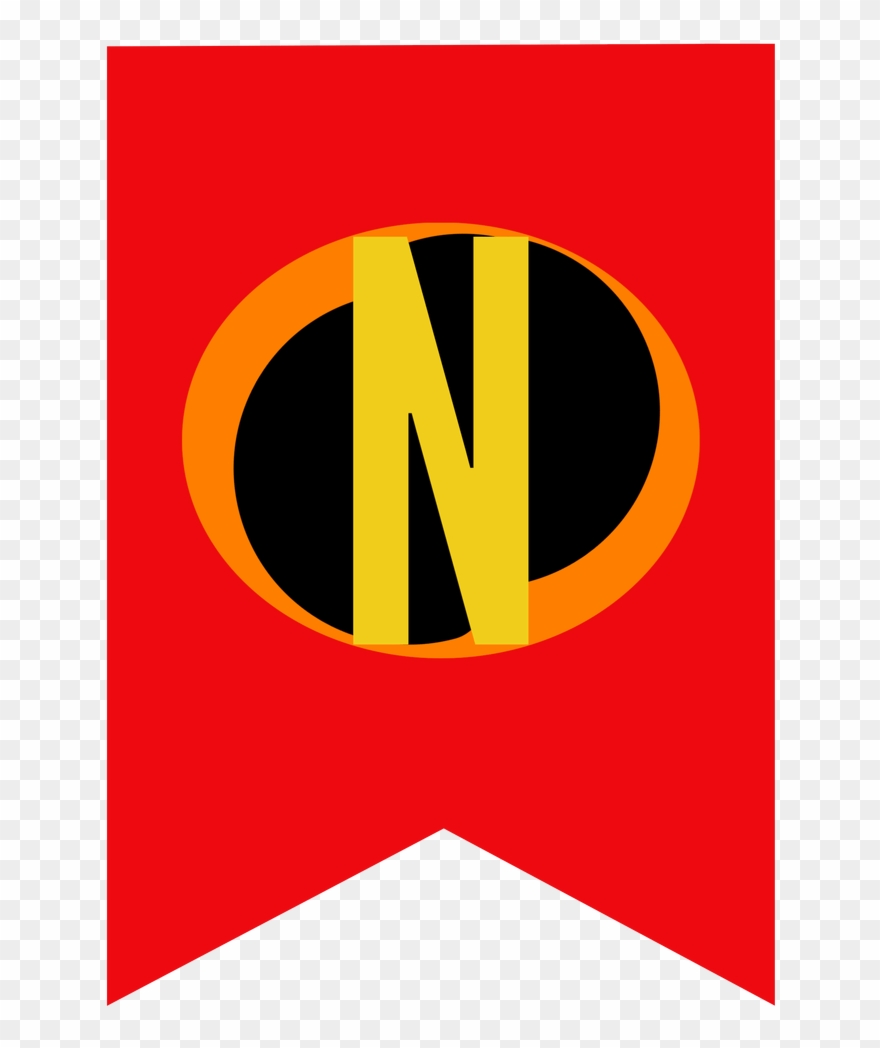 Incredibles Theme Party Banner Free Printable - Incredibles Logo U Clipart