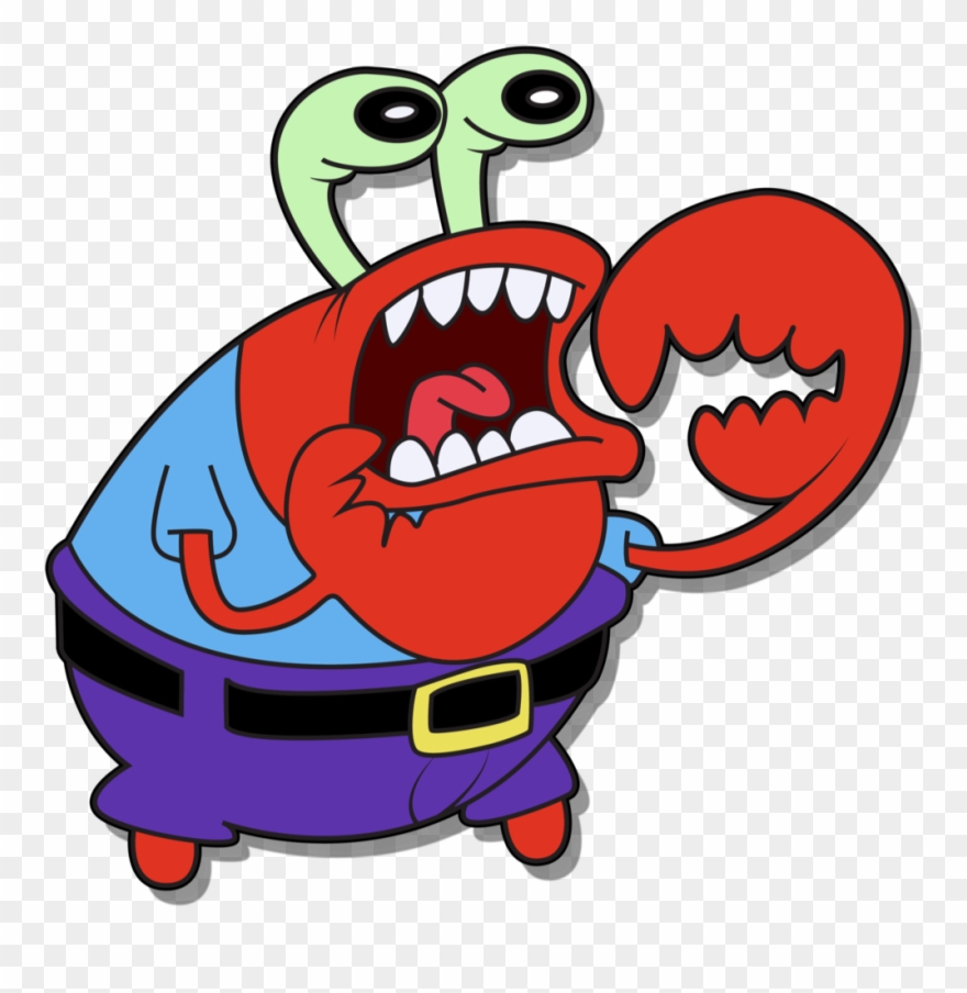 Obey Clipart Mouth - Mister Krabs - Png Download
