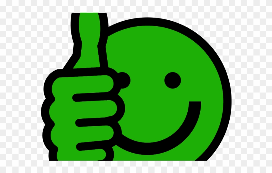 Smiley Clipart Thumbs Up - Good Attitude Clip Art - Png Download