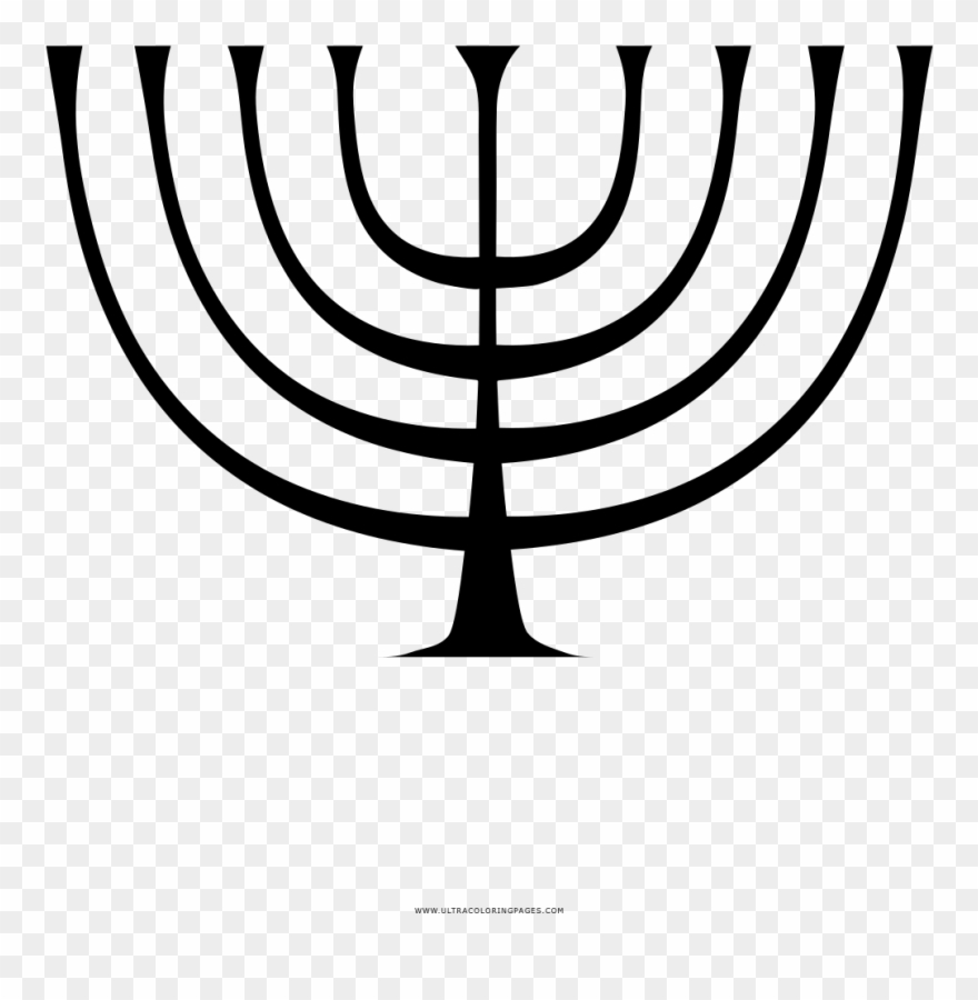 Menorah Coloring Page With Ultra Pages - Historia Izraela Ustalenia Wstępne Tomasz Jelonek Clipart