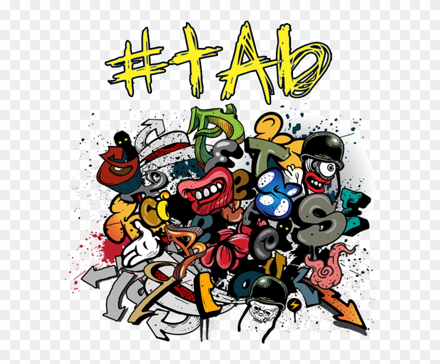 #tab - Wall Spray Painting Png Clipart