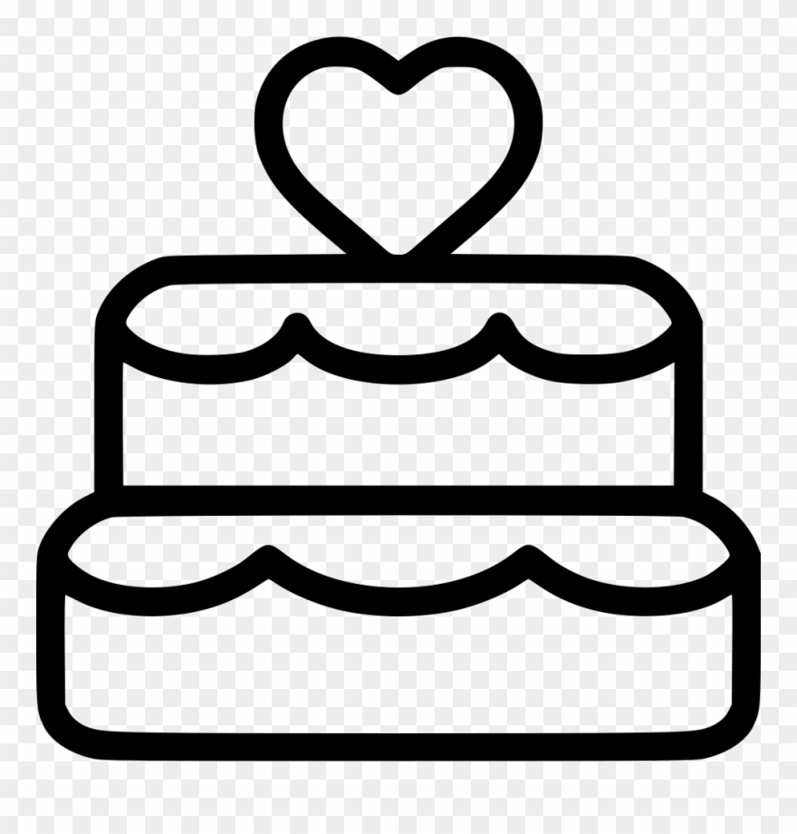 Wedding Cake Comments - Printable Wedding Photo Booth Props Clipart
