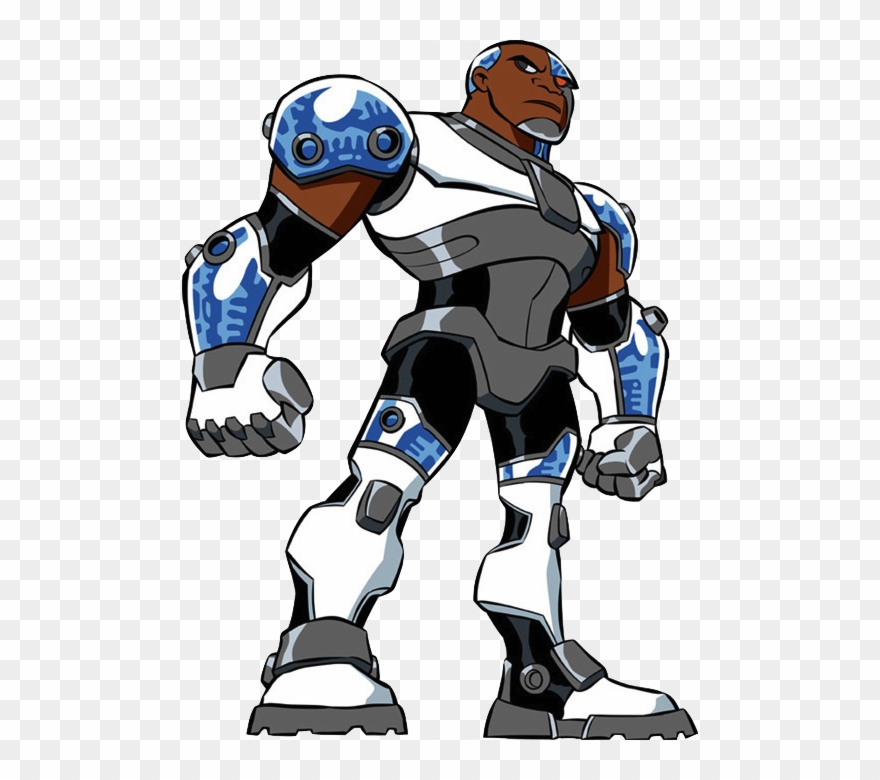 Cyborg Clipart Bionic - Teen Titans 2003 Cyborg - Png Download
