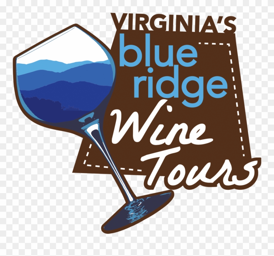Va Blue Ridge Wine Tour Logo - Blue Ridge Mountains Clipart
