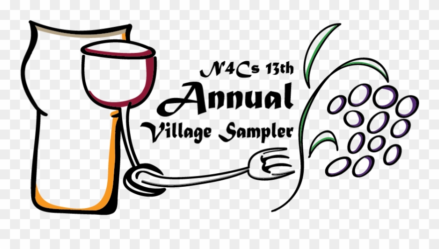 N4cs 13th Annual Village Sampler & Wine Tasting - Adara Clipart