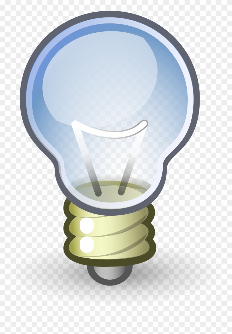 Open - Light Bulb Icon Clipart