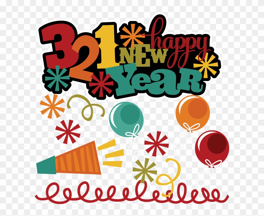 321 Happy New Year Clipart