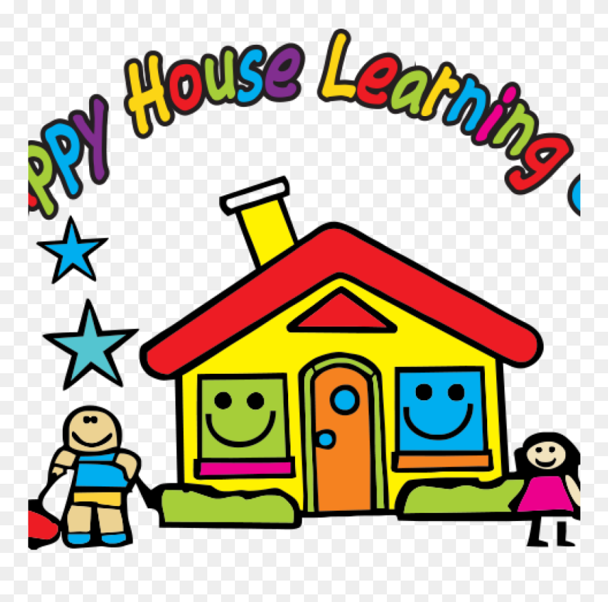 Daycare Clip Art Pizza Clipart Graphics Illustrations - Happy House - Png Download
