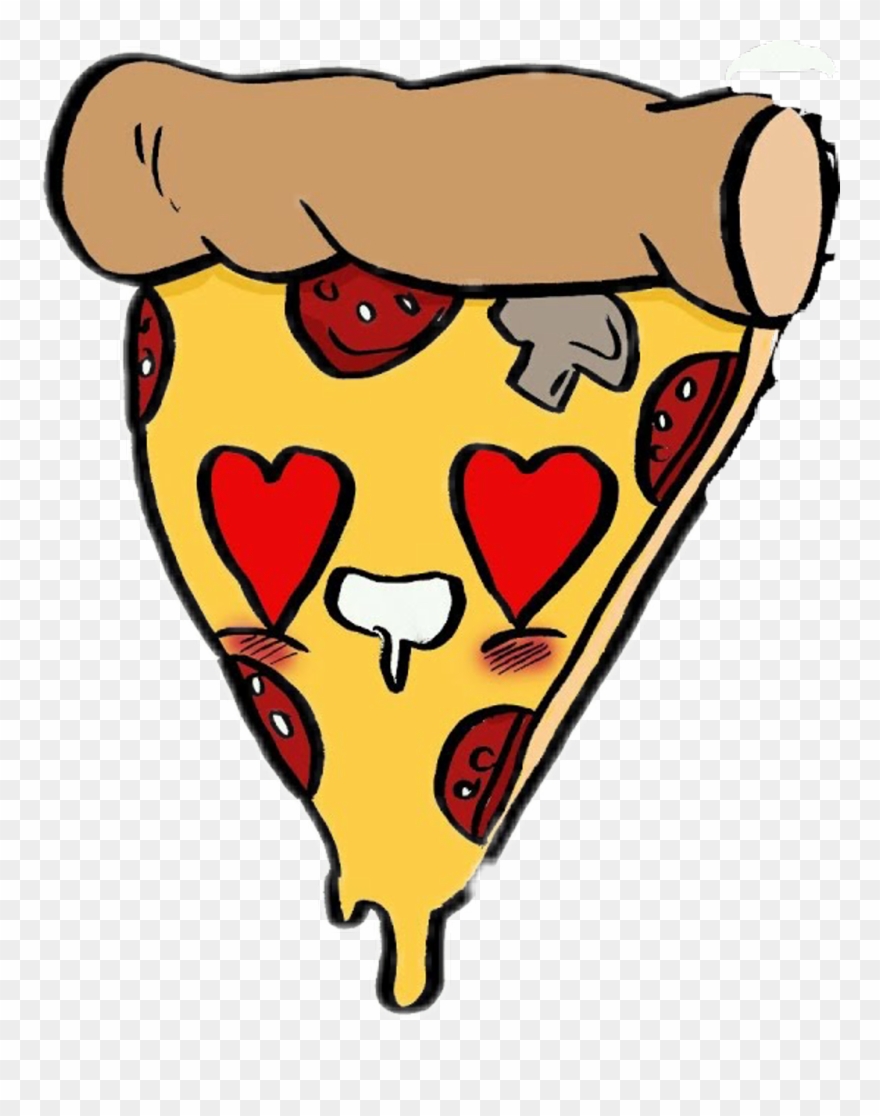 Kawaii Clipart Pizza - Imagenes De Pizza Kawaii - Png Download