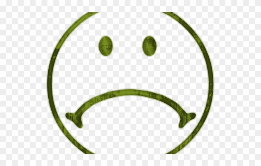 Sad Emoji Clipart Pizza - Sad Face Line Art - Png Download