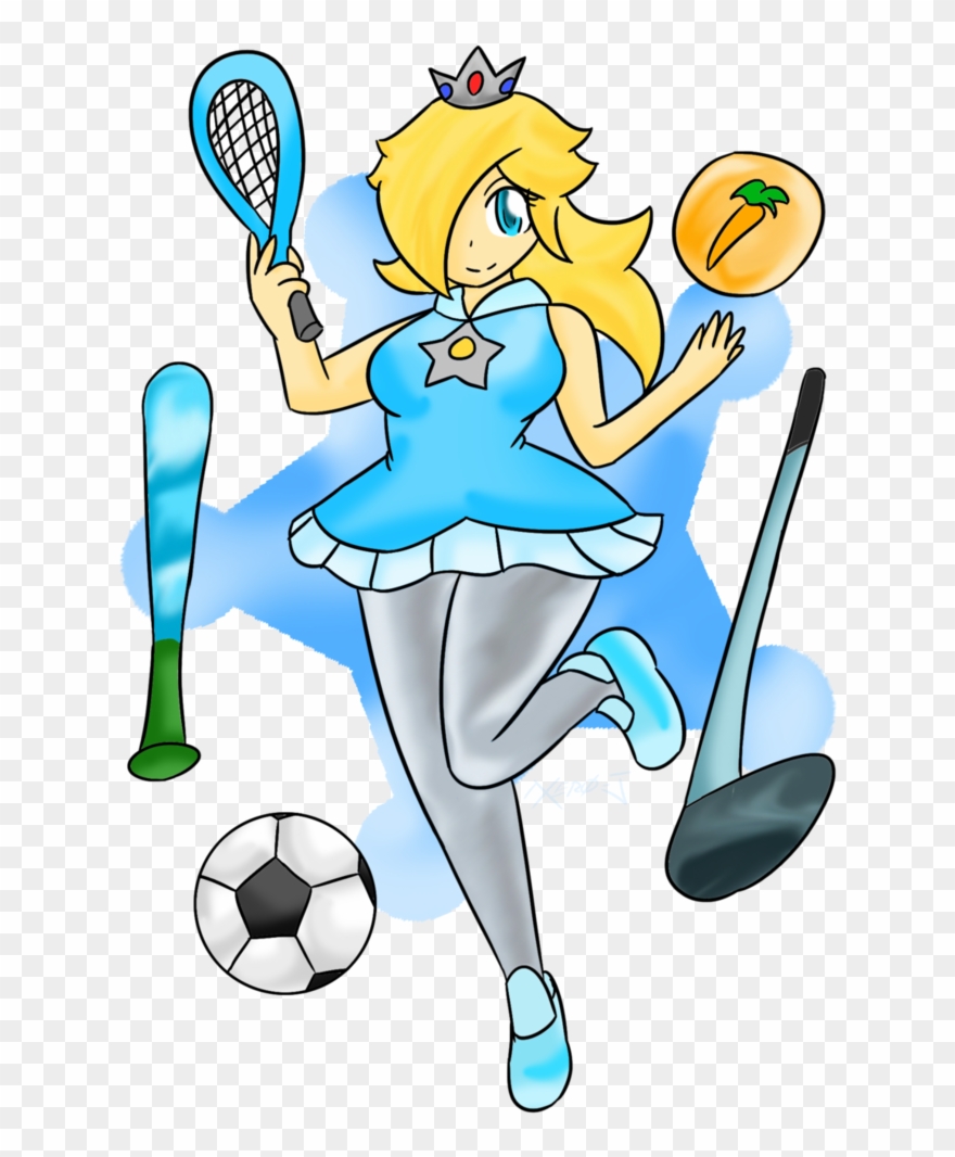 All Star Sports Image Transparent Stock Techflourish - Mario Sports Superstars Rosalina Clipart