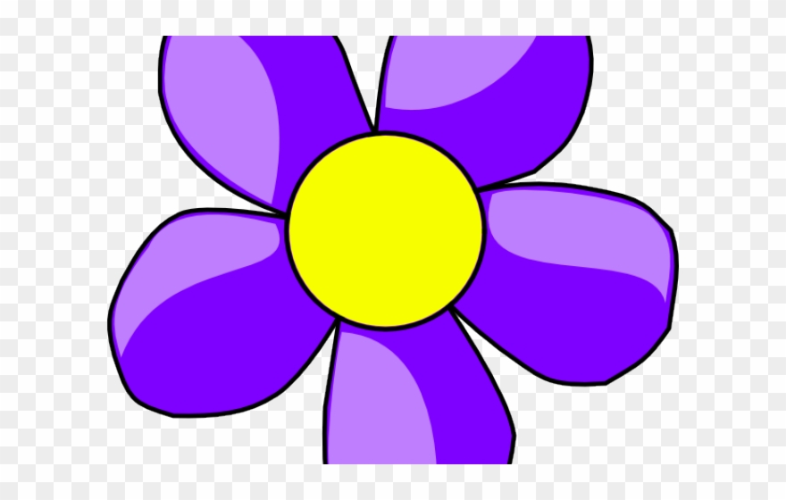 Flower Clipart Purple - Flower Clip Art - Png Download