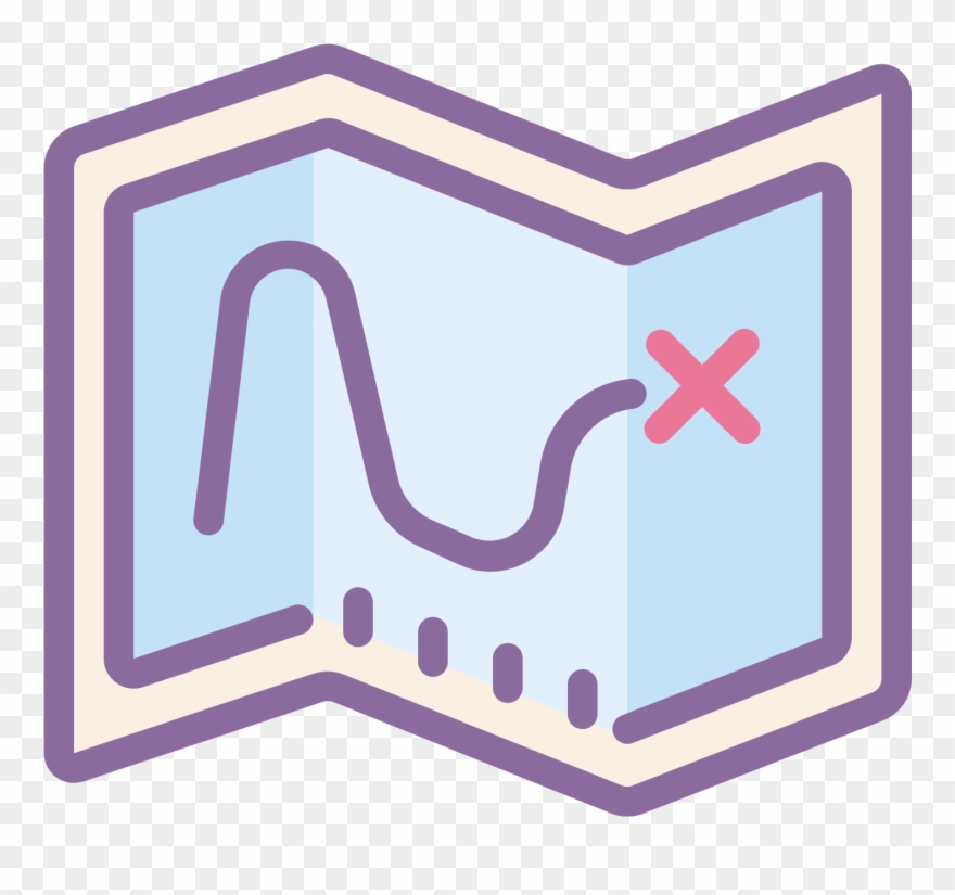 Treasure Map Icon Clipart