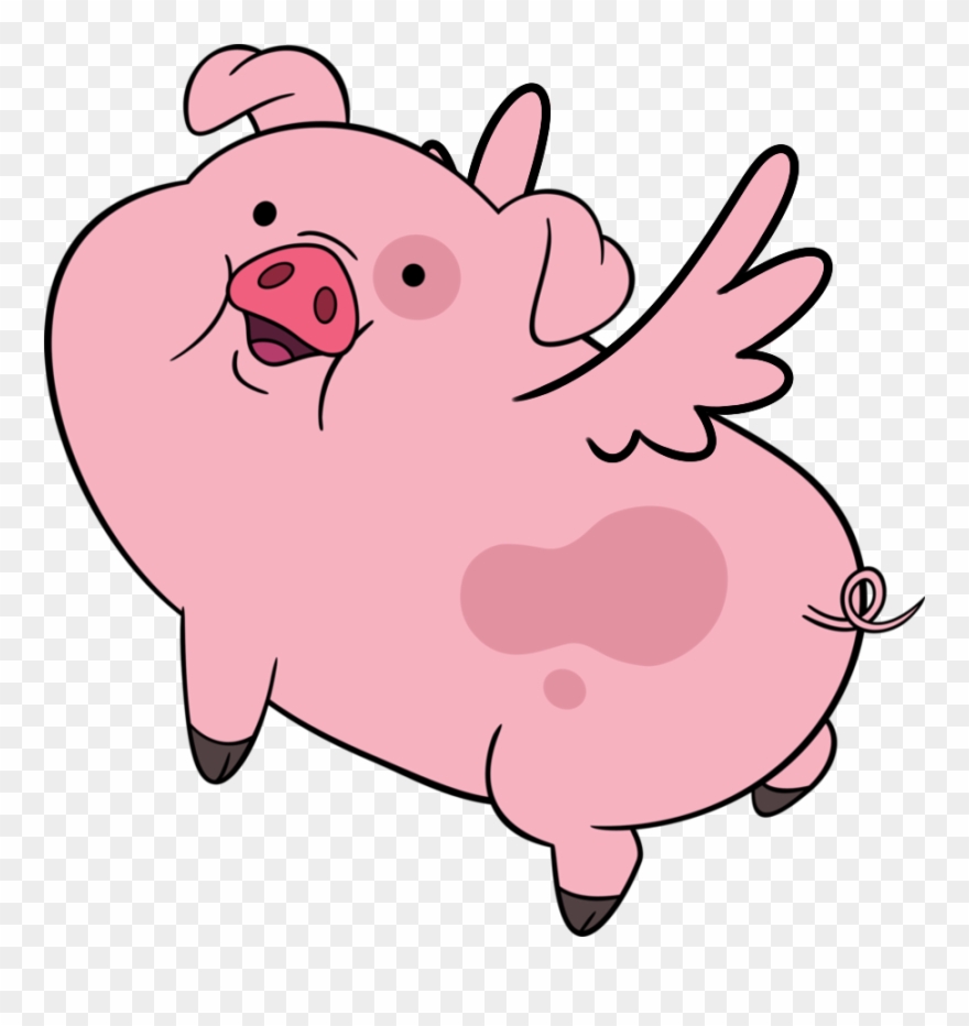 Cerdito Volador Pinterest Famous Cartoons And Cartoon - Dibujos De Pato Gravity Falls Clipart