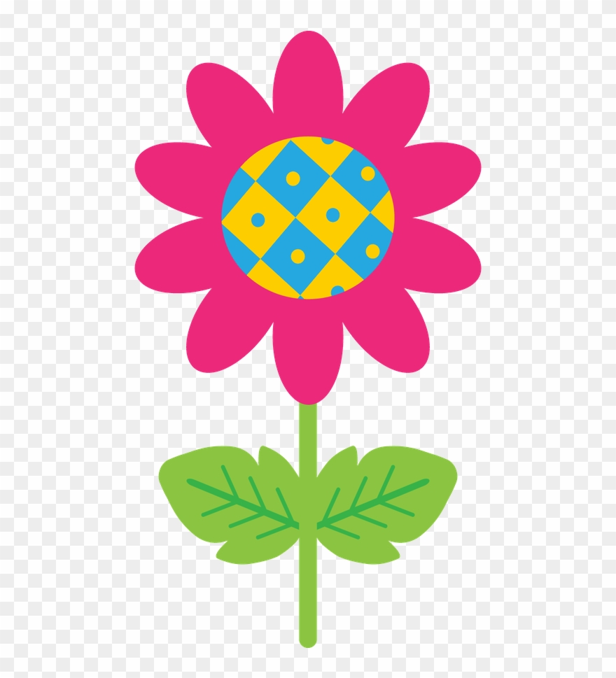 Garden Clipart Watercolor - Flowers Cartoon Version - Png Download