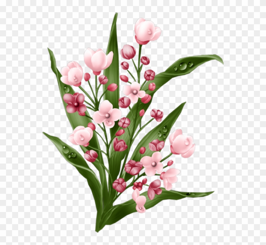Gelber Und Grüner Blumenaufkleber Mit Runder Aufkleber Clipart
