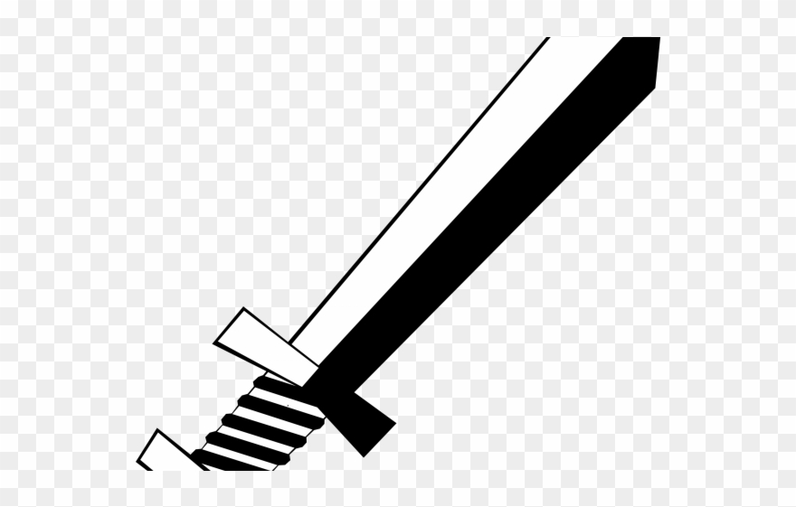 Sword Clipart Outline - Sword - Png Download