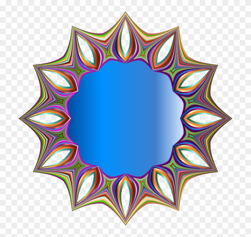 Geometry Geometric Shape Mandala Coloring Book Symmetry - Geometry Clipart