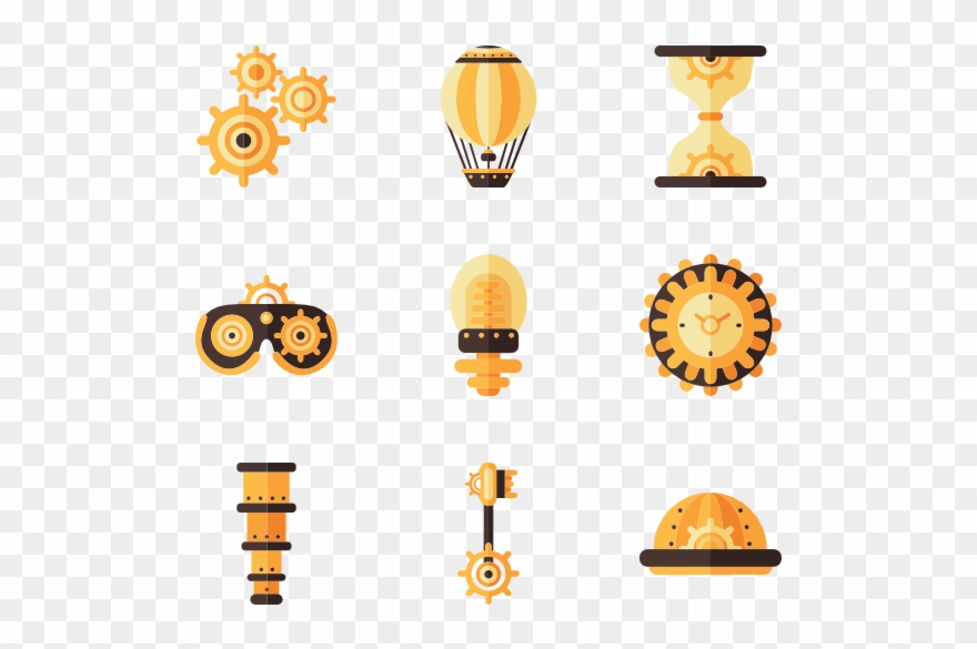 Illustration Steampunk Elements Png Free Clipart