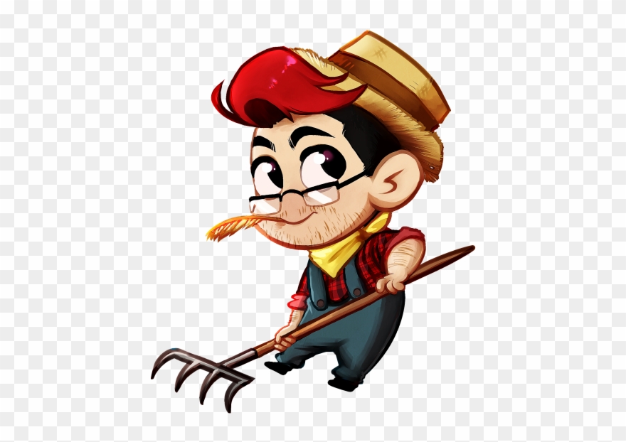 Svg Library Thesketchhog Farmer Markiplier Farmiplier - Chibi Farming Clipart