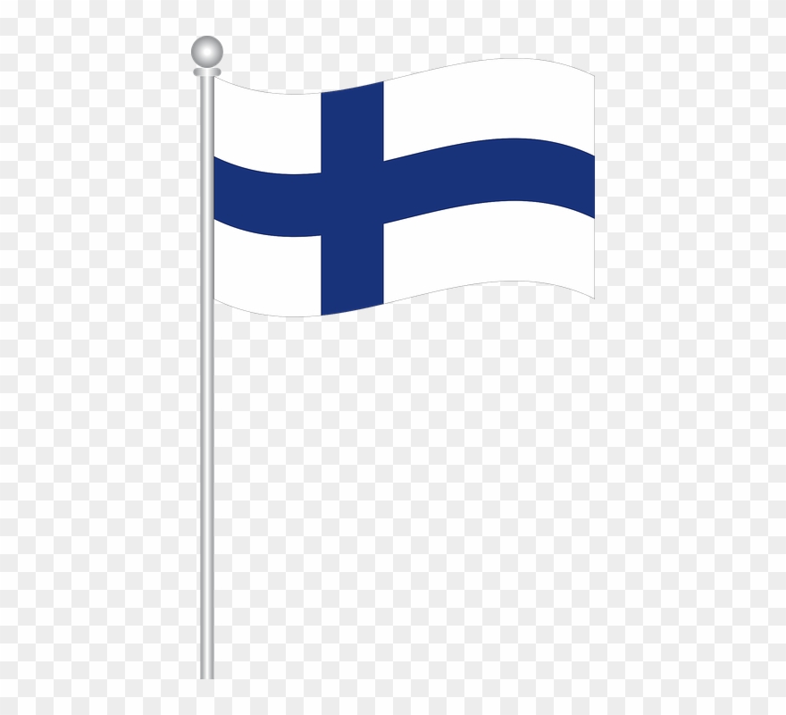 Finland Flag Clipart Spring - Finlands Flagga Png Transparent Png