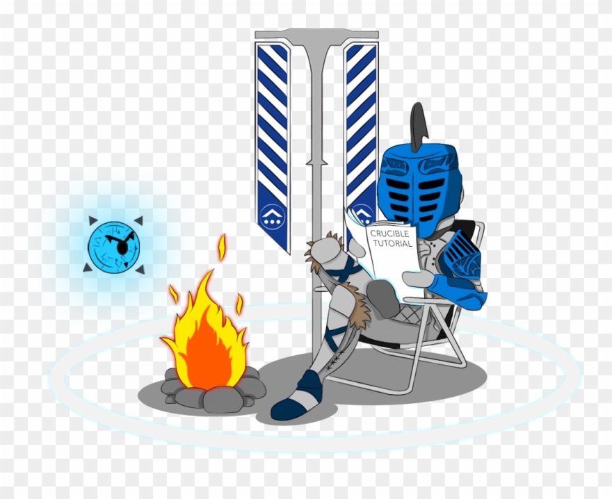 And Then A Quick Stab In The Back With The Golden Tent - Illustration Clipart