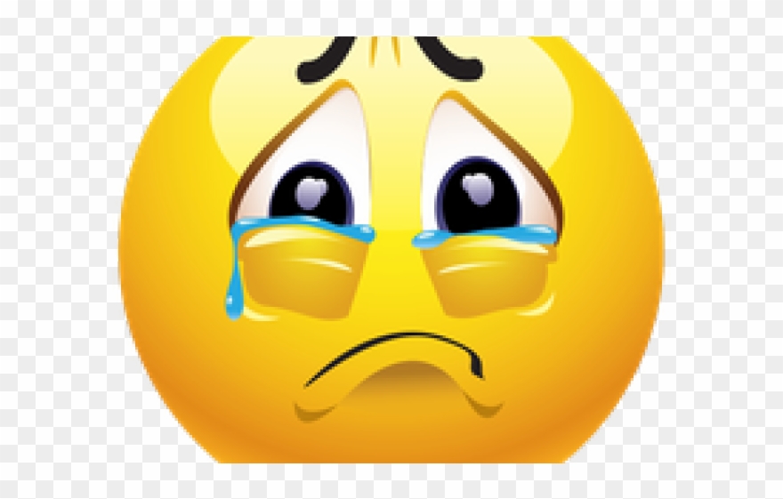 Sad Emoji Clipart Angel - Sad Emoji - Png Download