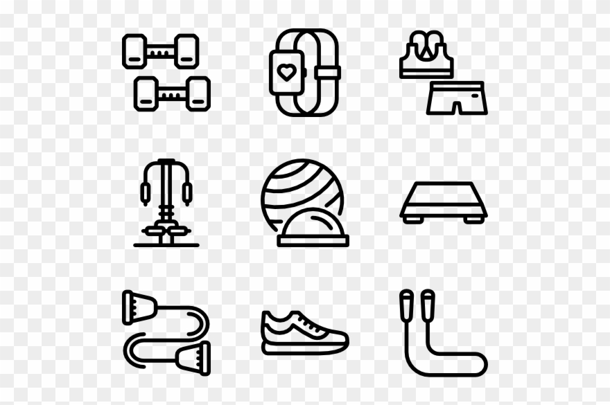 Icon Gym - Food Icons Png Clipart