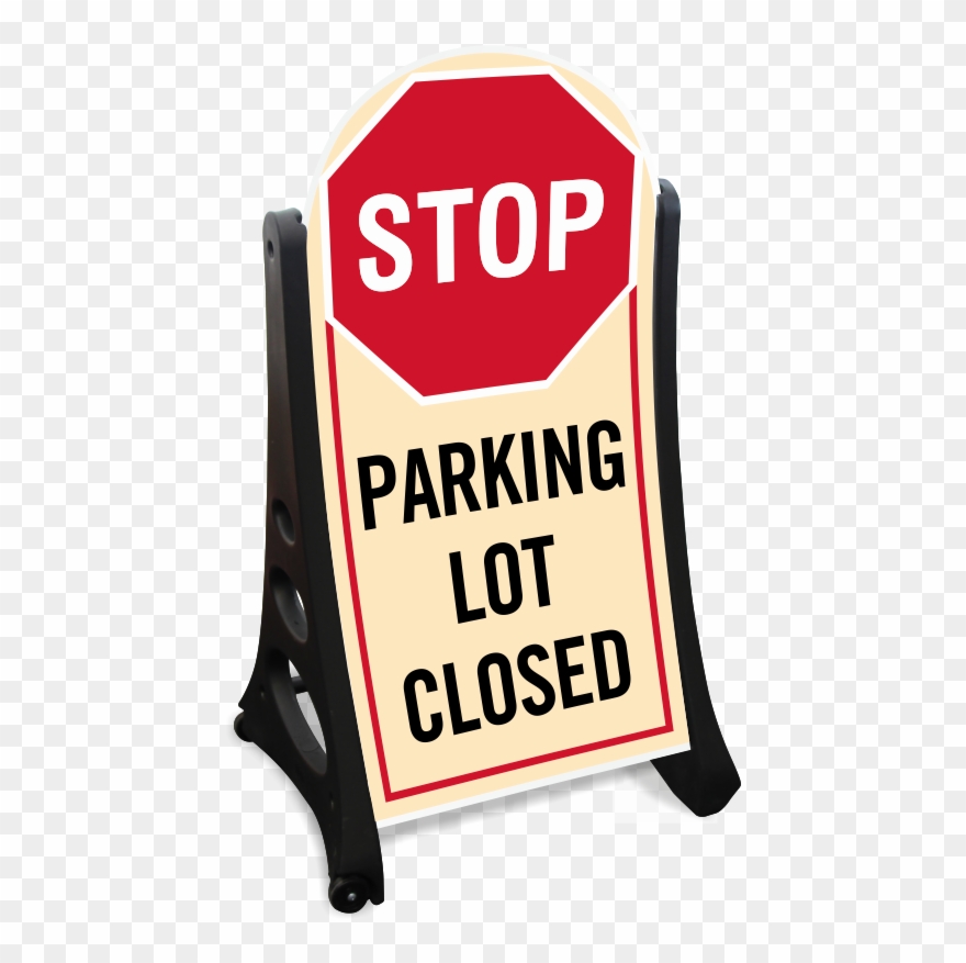 Zoom, Price, Buy - Parking Lot Closed Signs Clipart