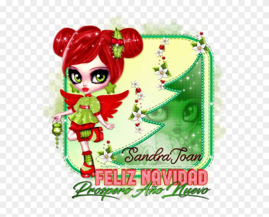 Feliz Navidad Y Próspero Año Nuevo - Cartoon Clipart