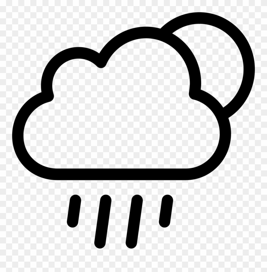 Rainy Weather Symbol Comments - Freezing Rain Icon Clipart