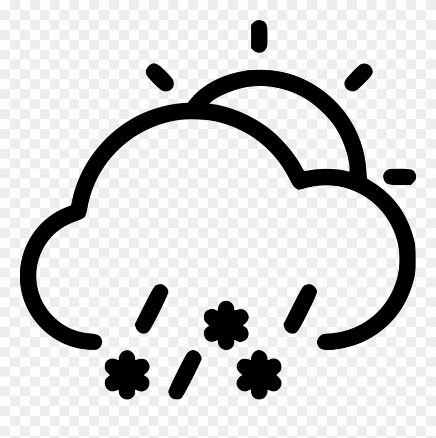 Snow Rain Day Comments - Rain And Snow Mixed Clipart