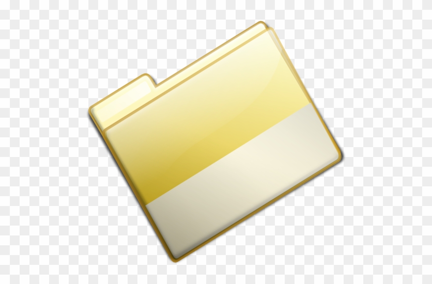 How To Set Use Closed Simple Yellow Folder Clipart - Png Download