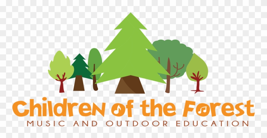 Clipart Forest Outdoor Education - Art Children In Forest - Png Download