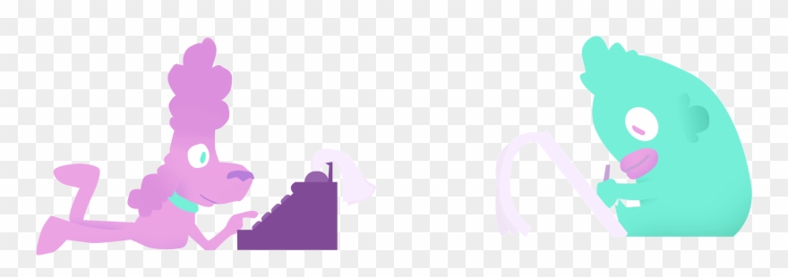 Monster Poodle - Illustration Clipart