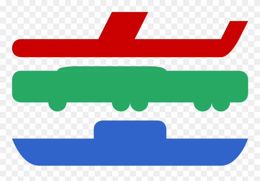 Open - Three Means Of Transport Clipart